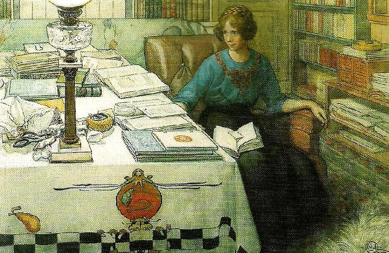 Carl Larsson bolla oil painting image